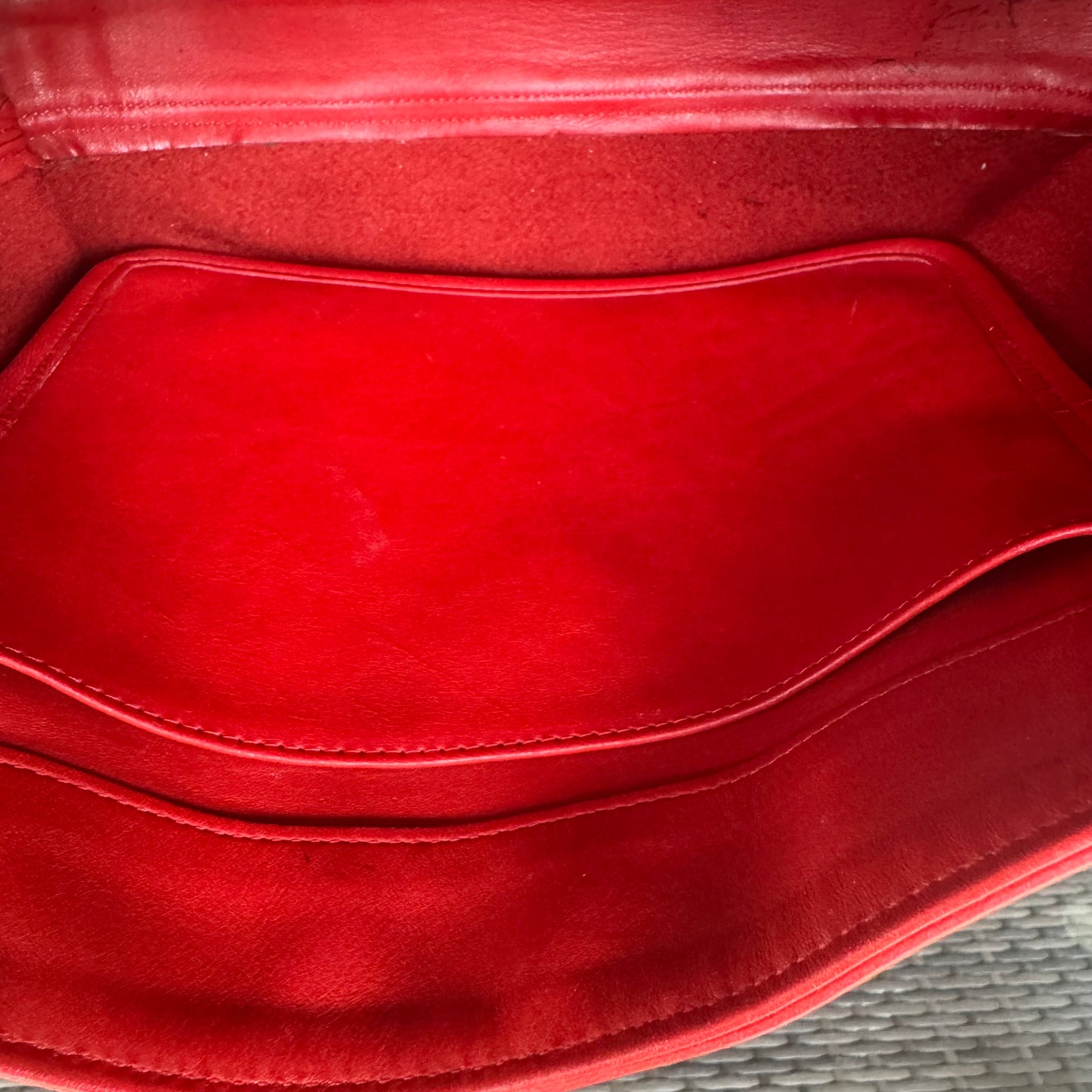 Vintage Coach SoHo Red Eldridge Hobo #4166