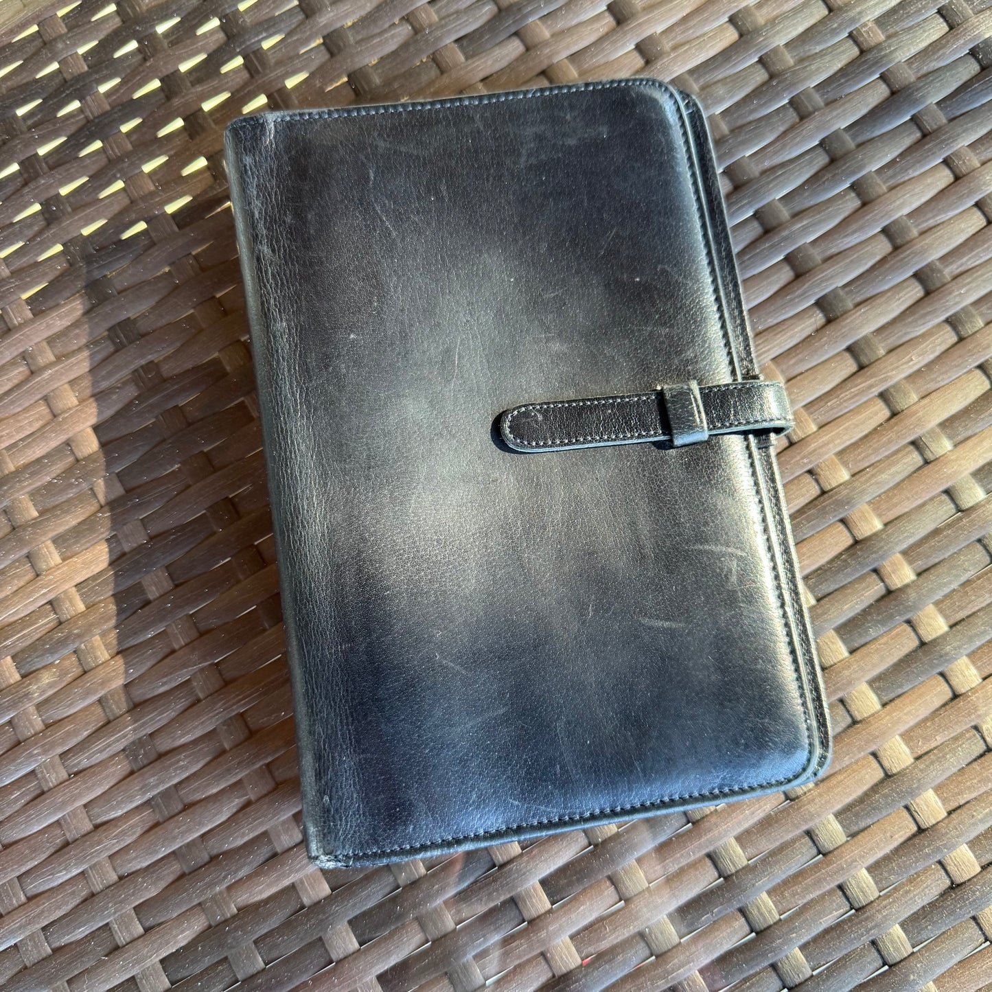 Vintage Coach Black Organizer #7715