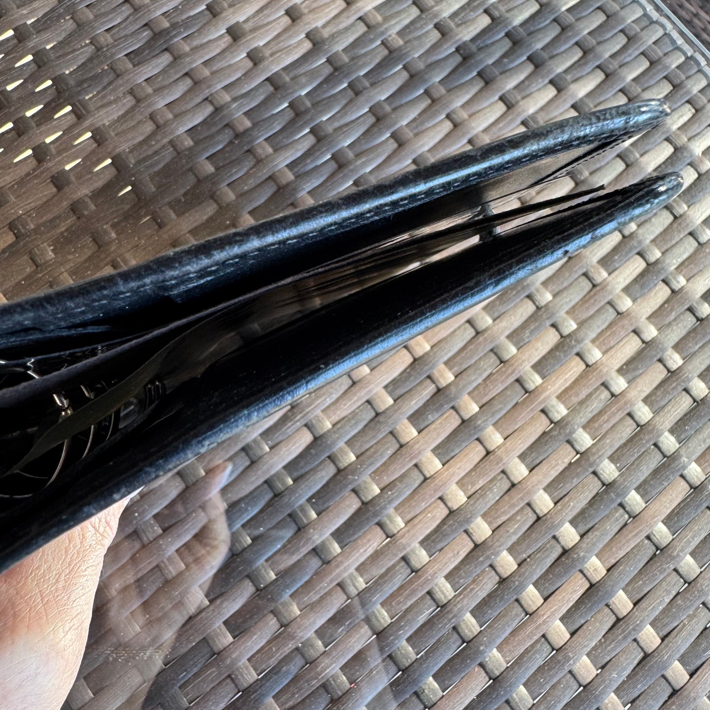 Vintage Coach Black Organizer #7715