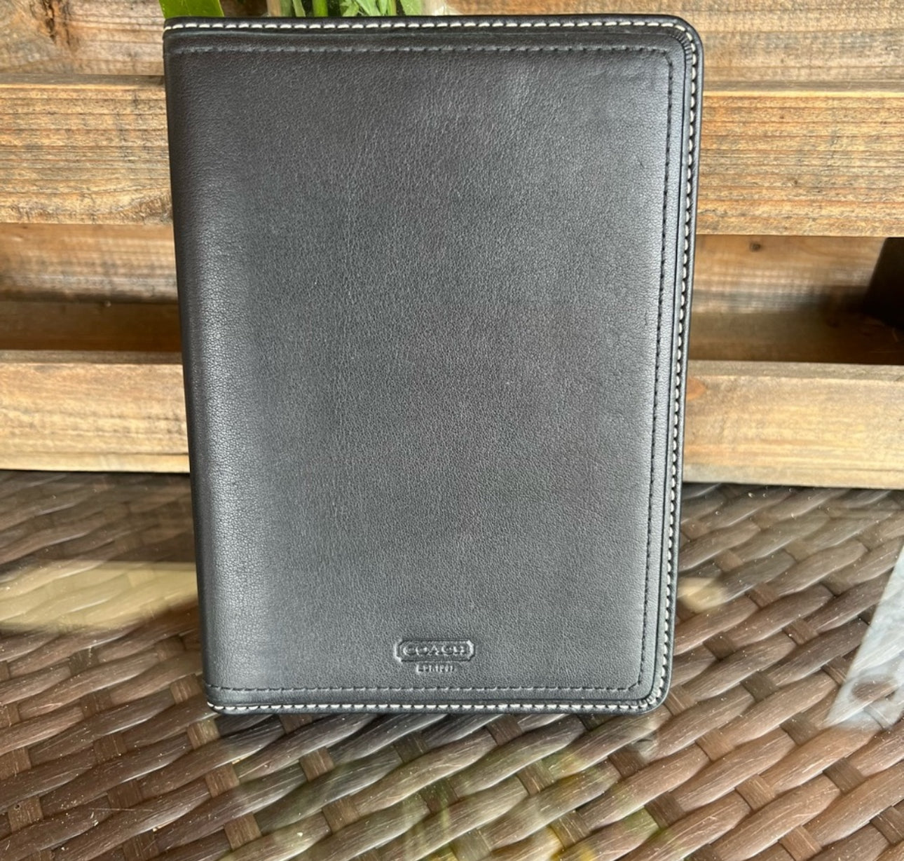 Vintage Coach Y2K Black Embossed Photo book Planner